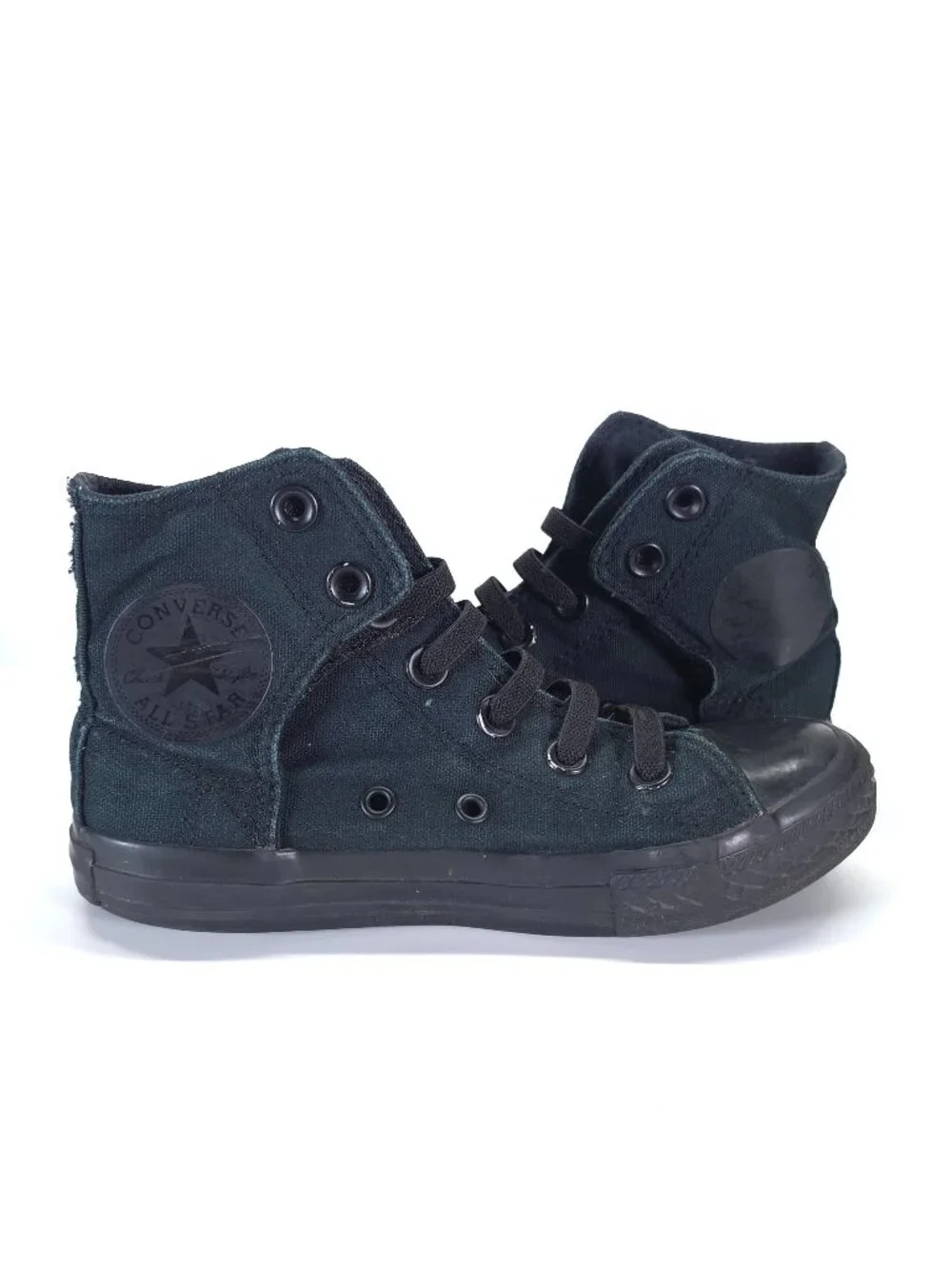 Converse Chuck Taylor All Star Hi Black Kids Size 12 Sneakers